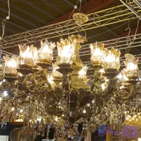 لوستر 10 شاخه 20 شعله مدل ارامیس بزرگ خرید از تولیدی
