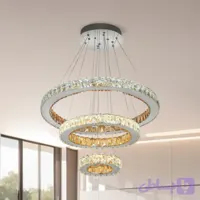 لوستر اویز سه حلقه دایره 60 40 20 کهکشانی