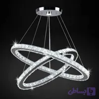 لوستر اویز دو حلقه 50 و 40 سانت قابل تنظیم کهکشانی