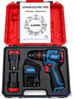 دریل شارژی لیتیومی Nellax مدل 18V