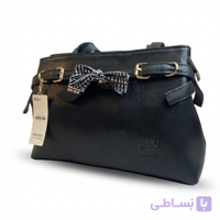 کیف بزرگ دو خانه جلو سگک کمربندی کد 102363