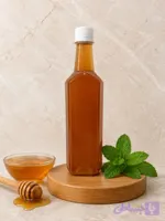 شربت سرکه انگبین نعنایی_تهیه شده از عسل کنار و سرکه سنتی