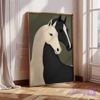 تابلو مدرن اسب۷۰×۱۰۰دکوراتیو