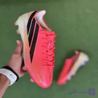 کفش فوتبال f50 هایپرفست صورتی بند دار مسترکوالیتی