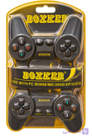 دسته بازی دوبل باسیم Boxker مدل USB-8838 مخصوص کامپیوتر