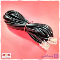 سیم تلفن افشان سوکت دار