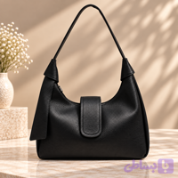 کیف دوشی چرمی زنانه کراواتی