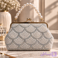 کیف دستی مجلسی دخترانه مدل مروارید
