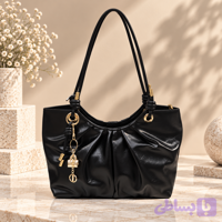 کیف دوشی چرمی زنانه مدل چروک