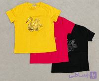 تیشرت نخی طرح قو