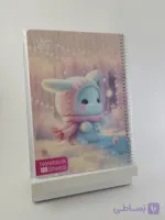 دفتر طلقی 100 برگ  خطی| کاغذ 70 گرم + جلد فانتزی 📒