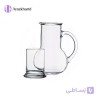 ست پارچ و لیوان پاشاباغچه مدل شب کد 98328