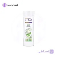 شامپو ضد شوره زنانه کلیر مدل Bitkisel Sentez حاوی آلوئه ورا و روغن درخت چای 350 میل