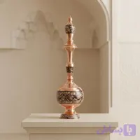 تنگ گیلاسی نقره قلم‌کوب | تنگ نفیس و فاخر ایرانی