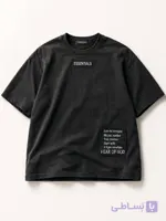تیشرت لش مردانه مشکی FEAR OF GOD