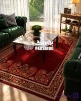 فرش ماشینی زرین سرخ