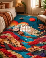 فرش سه بعدی افق سرخ