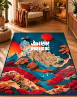 فرشینه سه بعدی افق سرخ