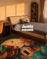 فرش سه بعدی کلبه مهتاب