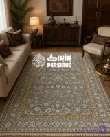 فرش ماشینی نقره‌نگار