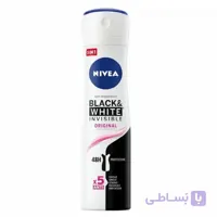 اسپری بدن بلک اند وایت کلیر نیوا | Nivea Black & White Invisible Clear Body Spray