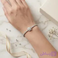 دستبند جواهری مربع