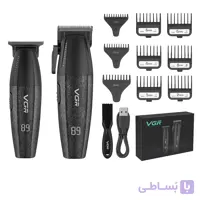 ست ماشین اصلاح موی سر و صورت وی جی ار مدل V-640 بسته 2