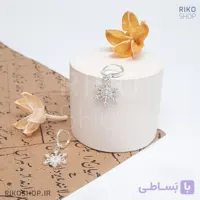 گوشواره دونه برفی حلقه آویز