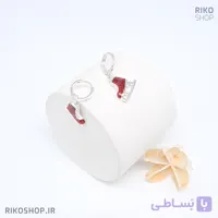 گوشواره کفش اسکی کریسمسی