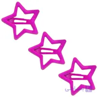 گیره مو زنانه مدل ستاره مجموعه 3 عددی