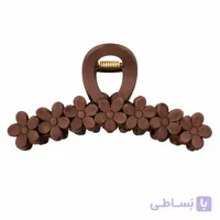 کلیپس مو زنانه مدل گل نسترن شمعی کد 002