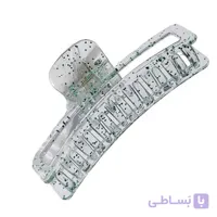 کلیپس مو زنانه مدل اکلیلی شیشه ای باریک