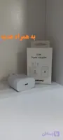 آداپتور اصلی سامسونگ مدل EP-TA800 توان 25 وات + هدیه تبدیل3 به 2 و کابل اصل دوسر Type-C