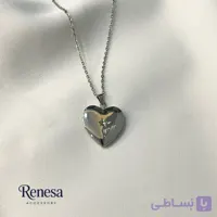 گردنبند لاکت قلب با حک Mom