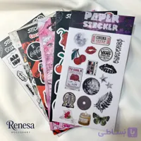 استیکر ورقه ای کاغذی