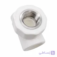 سه راهی بوشن فلزی پروپلین سفید آذین (تمام سایز ها )