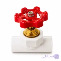 شیر فلکه کامل سفید آذین