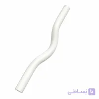 لوله خم دار تک لایه سفید آذین