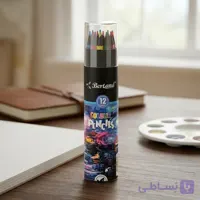 مداد رنگی ۱۲ عددی استوانه‌ای برند Bertand