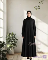 پیراهن عبایی دخترانه نگینی