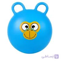 توپ ایروبیک 600 گرم مدل دسته دار با طرح استیکر کد 03