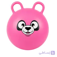 توپ ایروبیک 600 گرم کودک مدل دسته دار طرح استیکر کد 07