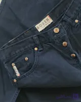 شلوار جین بوت‌کات وینتیج سرمه‌ای Boren Jeans