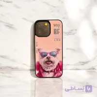 قاب پارچه ای طرح nimmy گربه عینکی آیفون 16promax