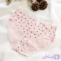 شورت زنانه عروسکی نخی کبریتی طرح شکوفه سایز بزرگ سه ایکس لارج