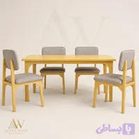 میز و صندلی ناهارخوری چهار نفره مدل پرومکس