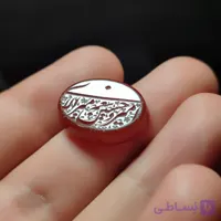 نگین عقیق سرخ خطی؛ مزین به ذکر حماسی "امیری حسین و نعم الامیر" کد 2439