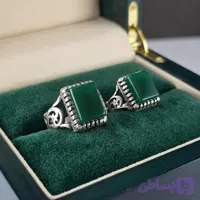 ست انگشتر آلیاژی عقیق سبز؛ انتخابی که استایل شما را متحول می‌کند کد 5213