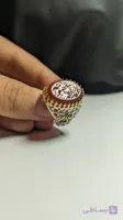 بررسی تخصصی و خرید انگشتر عقیق قرمز با حکاکی متبرک یا فاطمه معصومه (س)  کد 2378