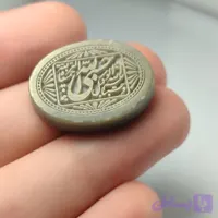 نگین یشم حکاکی حسبی الله نگین منحصر به فرد کد 3713